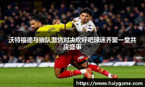 沃特福德与狼队激情对决欢呼吧球迷齐聚一堂共庆盛事